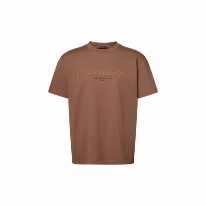 Louis Vuitton Embroidered Signature T-Shirt "Amber Brown"