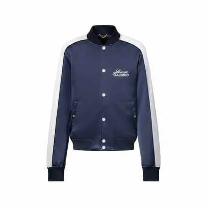 Louis Vuitton Embroidered Souvenir Jacket "Navy Blue"