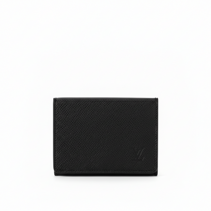 Louis Vuitton Envelope Business Card Holder "Taiga Leather"
