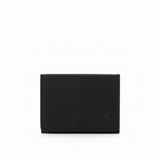 Louis Vuitton Envelope Business Card Holder "Taiga Leather"
