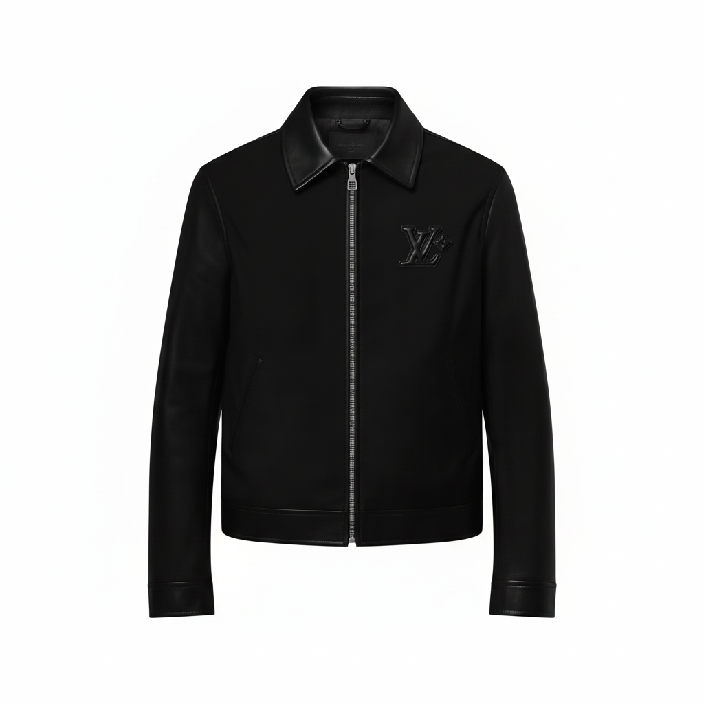 Louis Vuitton Leather Mix Blouson "Black"