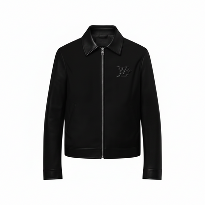 Louis Vuitton Leather Mix Blouson "Black"