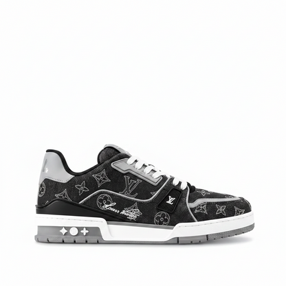 Louis Vuitton LV Trainers "Grey-Black Denim"