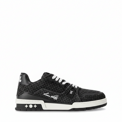 Louis Vuitton LV Trainer Sneaker "Black Denim"