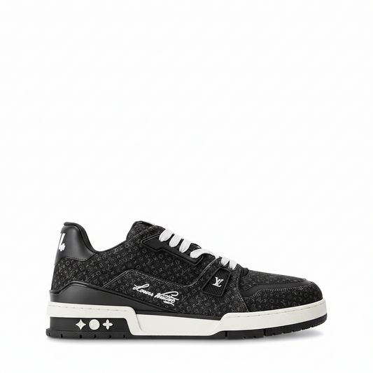 Louis Vuitton LV Trainer Sneaker "Black Denim"