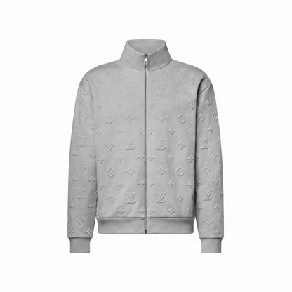 Louis Vuitton Monogram Embossed Track Top "Grey"