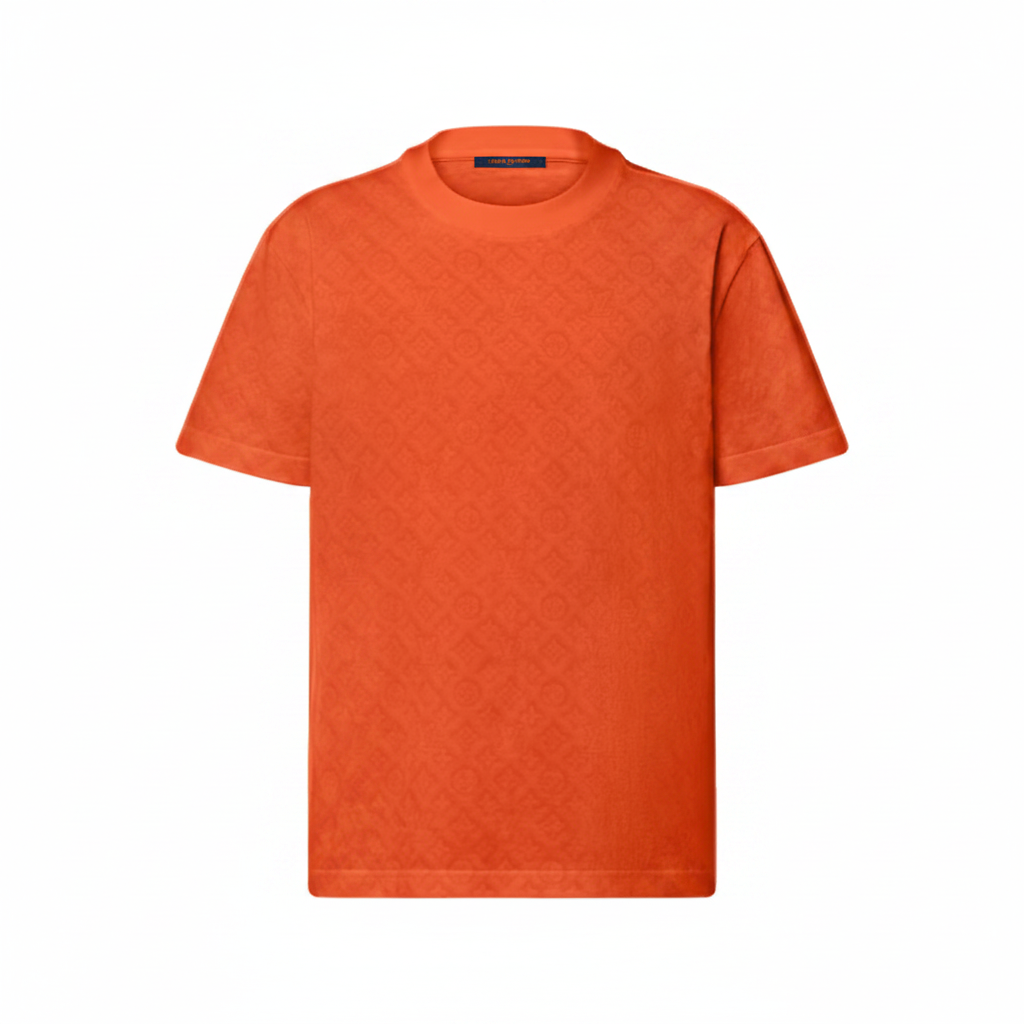 Louis Vuitton Monogram Short-Sleeved T-shirt "Vibrant Orange"