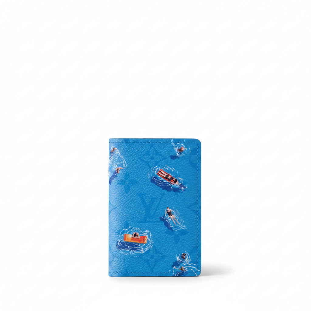 Louis Vuitton Pocket Organizer "Blue Lagoon"