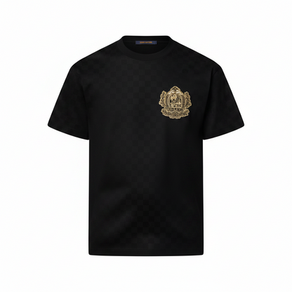Louis Vuitton Signature Patch Cotton T-Shirt "Black"