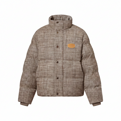 Louis Vuitton Tweed Down Blouson "Dark Caramel"