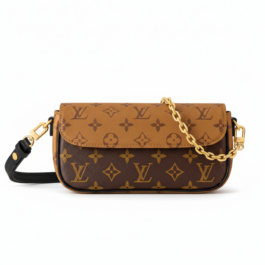 Louis Vuitton Wallet On Chain Ivy "Monogram Reverse"