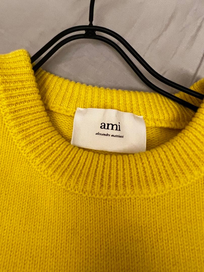 AMI Paris Ami De Coeur Sweater "Yellow"