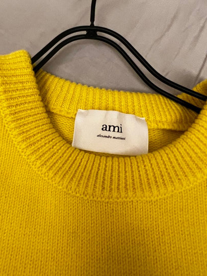 AMI Paris Ami De Coeur Sweater "Yellow"
