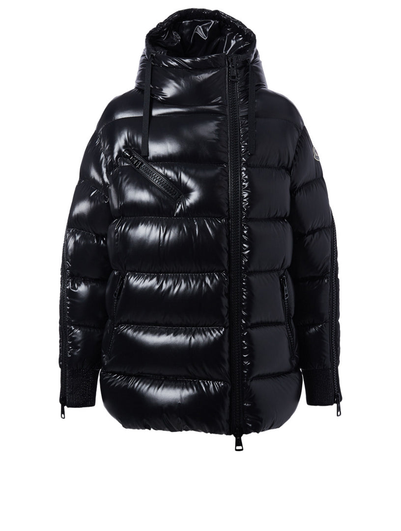 Moncler Zipped Sleeves Down Jacket "Black"