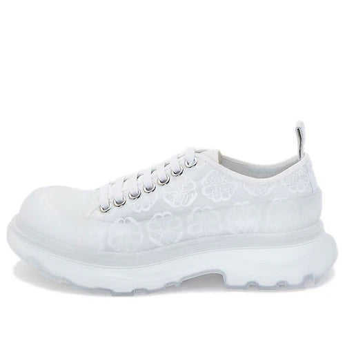 Alexander McQueen Tread Slick Low "White Transparent"