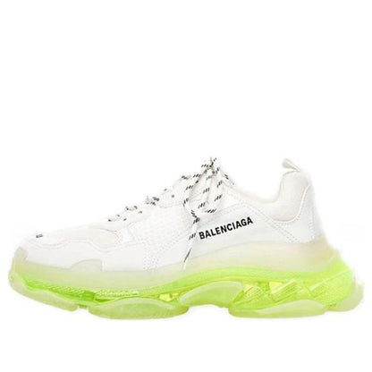 Balenciaga Triple S "Clear Sole White Fluo Yellow"