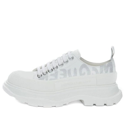 Alexander Mcqueen Tread Slick Low "Graffiti White-Silver"
