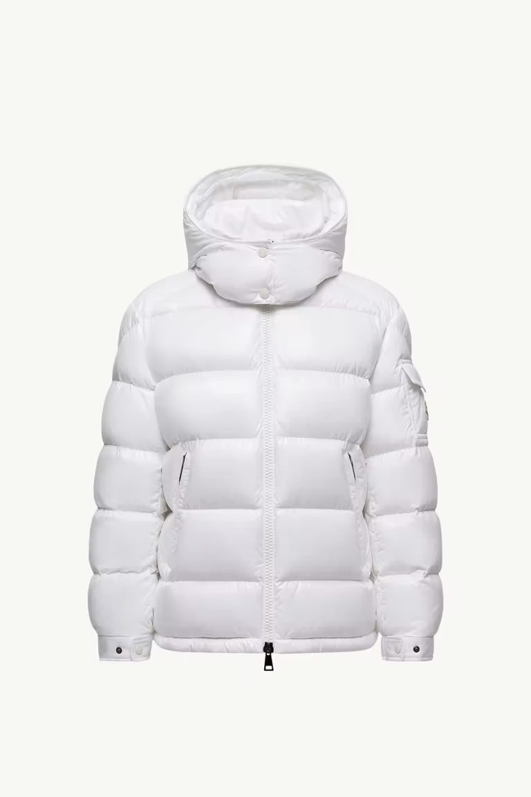 Moncler Maire Hooded Down Jacket "White"