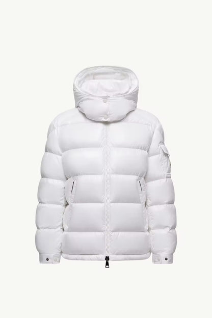 Moncler Maire Hooded Down Jacket "White"