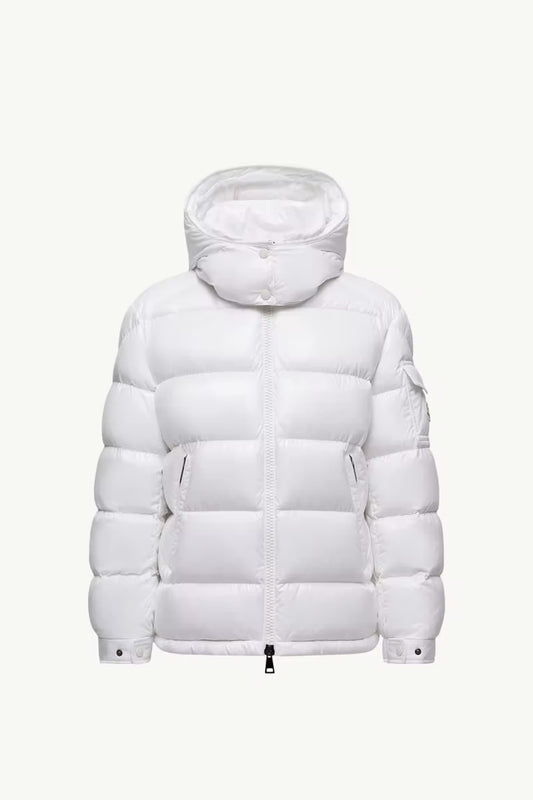 Moncler Maire Hooded Down Jacket "White"