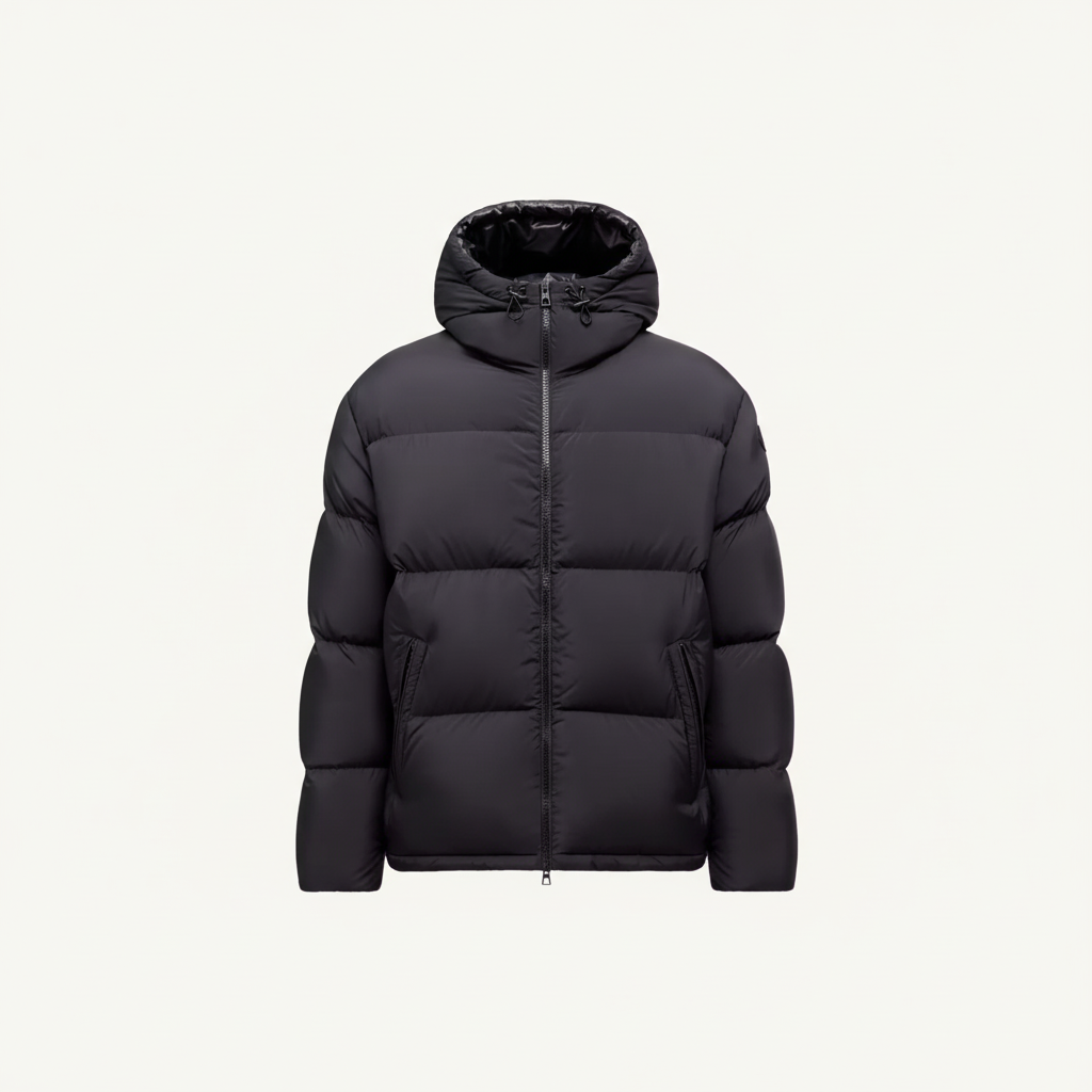 Moncler Meriera Hooded Short Down Jacket "Black"