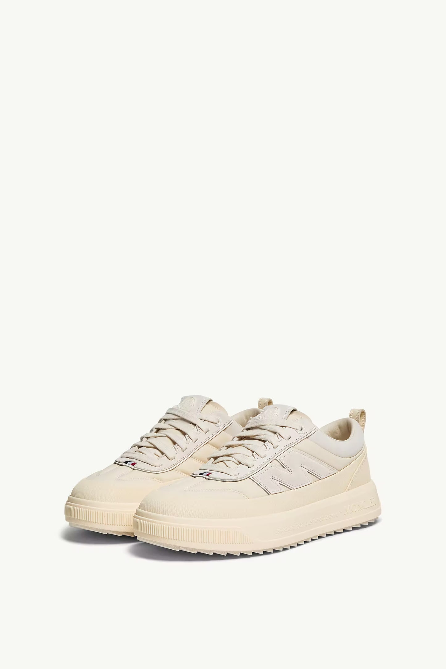 Moncler Altive Nubuck & Suede Trainers "Beige"