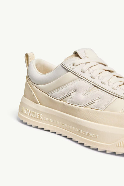 Moncler Altive Nubuck & Suede Trainers "Beige"