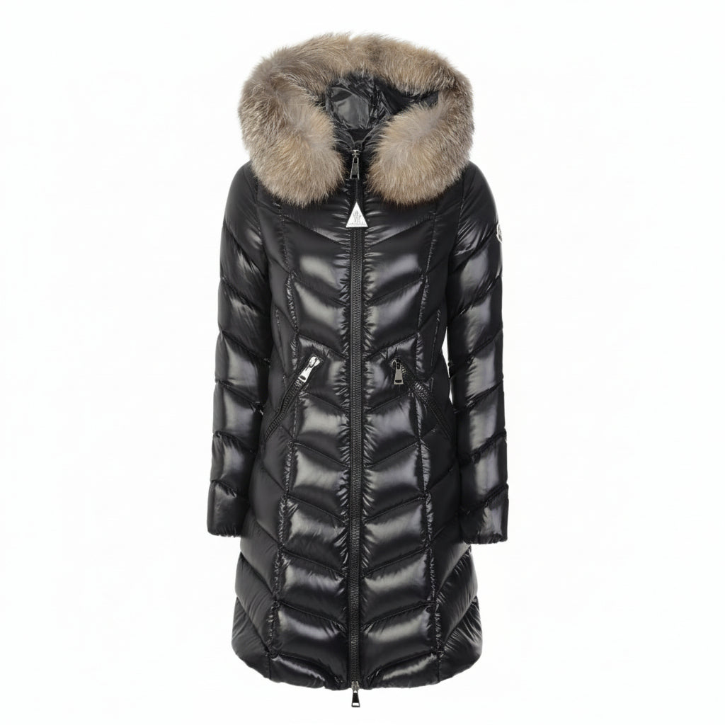 Moncler Fulmarus Long Down Jacket "Black"