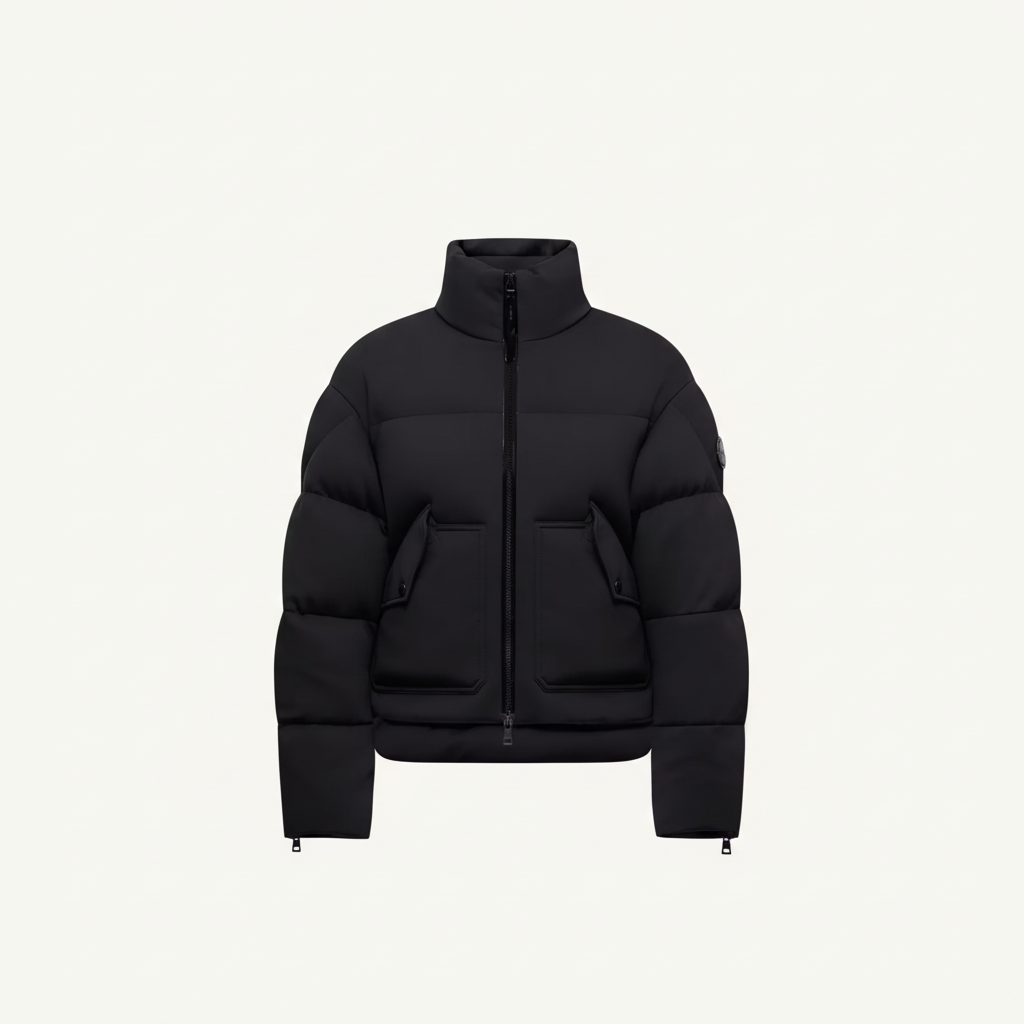 Black Moncler x EE72 by Edward Enninful Seymour Short Down Jacket "Black"