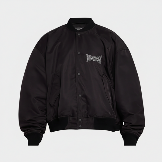Balenciaga Varsity Bomber Jacket "Black"