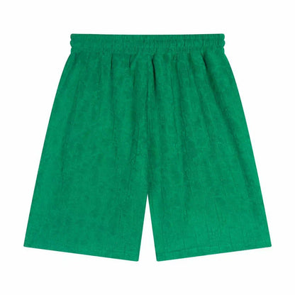 Dior Monogram Jacquard Toweling Shorts "Green"