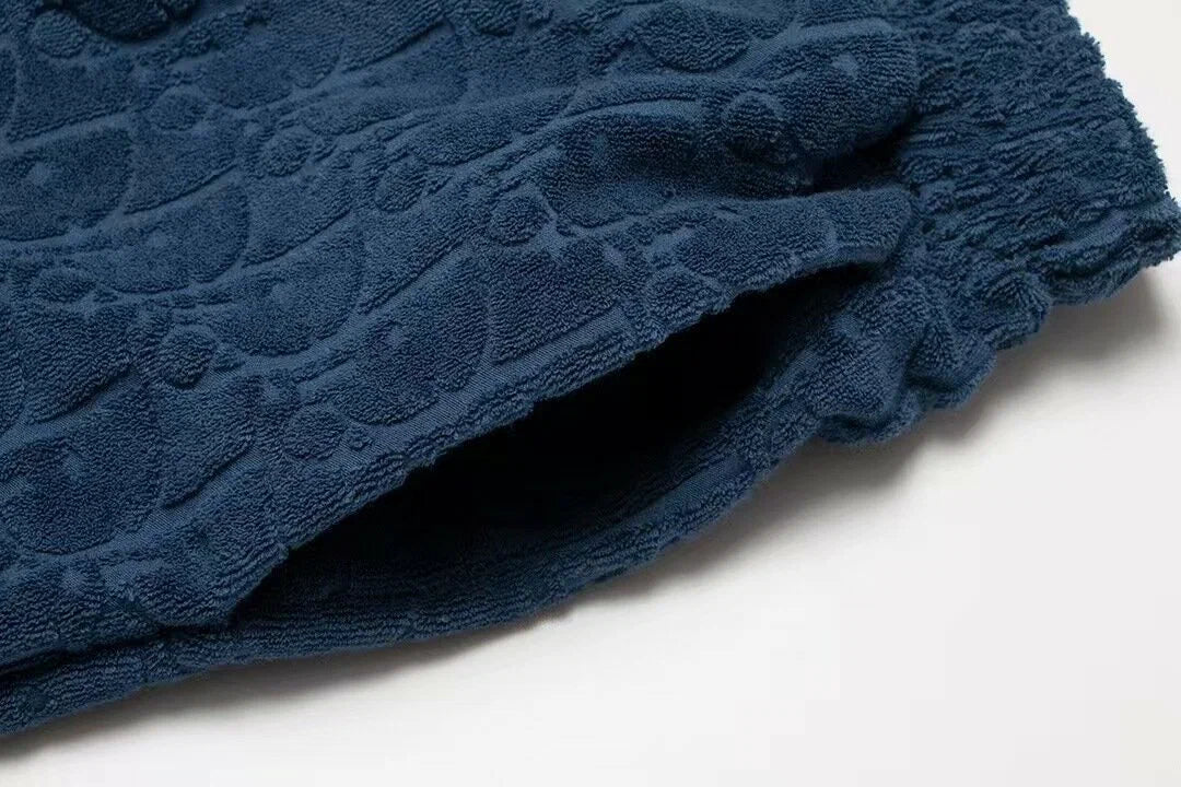Dior Monogram Jacquard Toweling Shorts "Blue"