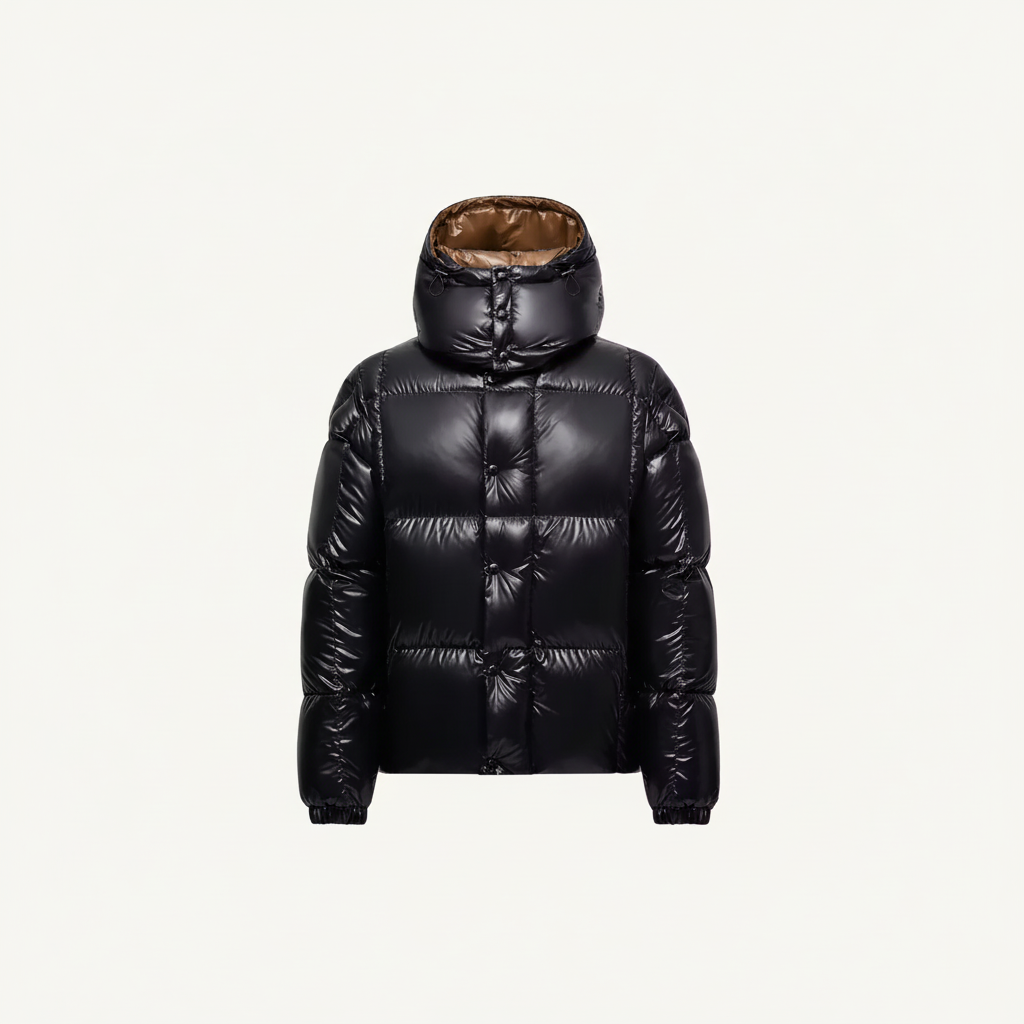 Moncler Parana Hooded Short Down Jacket "Black"