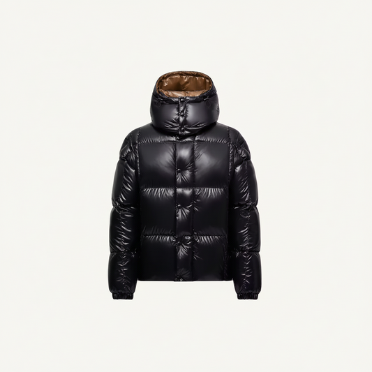 Moncler Parana Hooded Short Down Jacket "Black"