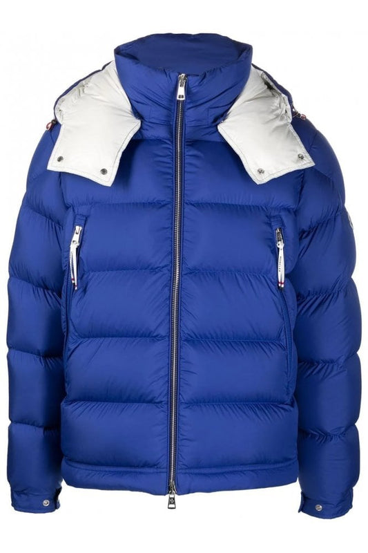 Moncler Poirier Down Jacket "Blue-White"