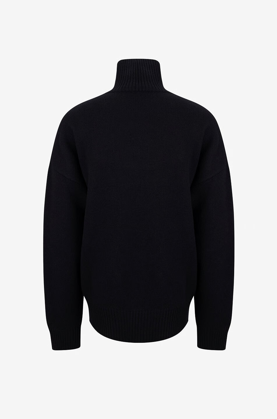 AMI Paris Ami De Coeur Turtleneck Sweater "Black"
