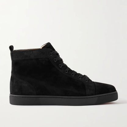 Christian Loubotin Louis High-Top Veau Velours "Black"
