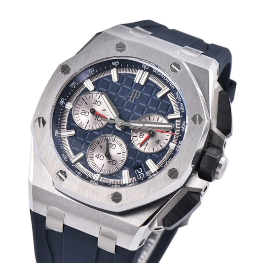 Audemars Piguet Royal Oak Offshore Diver 43mm Blue Strap Blue-Silver Dial