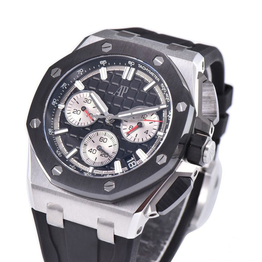 Audemars Piguet Royal Oak Offshore Diver 43mm Black Strap Black-Silver Dial