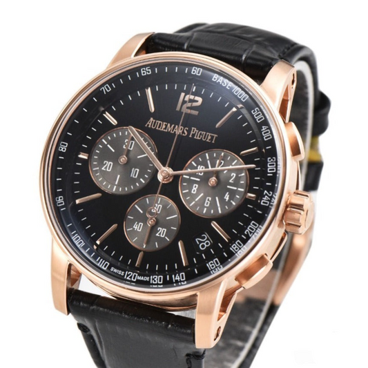Audemars Piguet Chronograph 41mm Rose Gold Black Dial