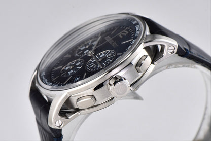 Audemars Piguet Chronograph 41mm Black Leather Blue Dial