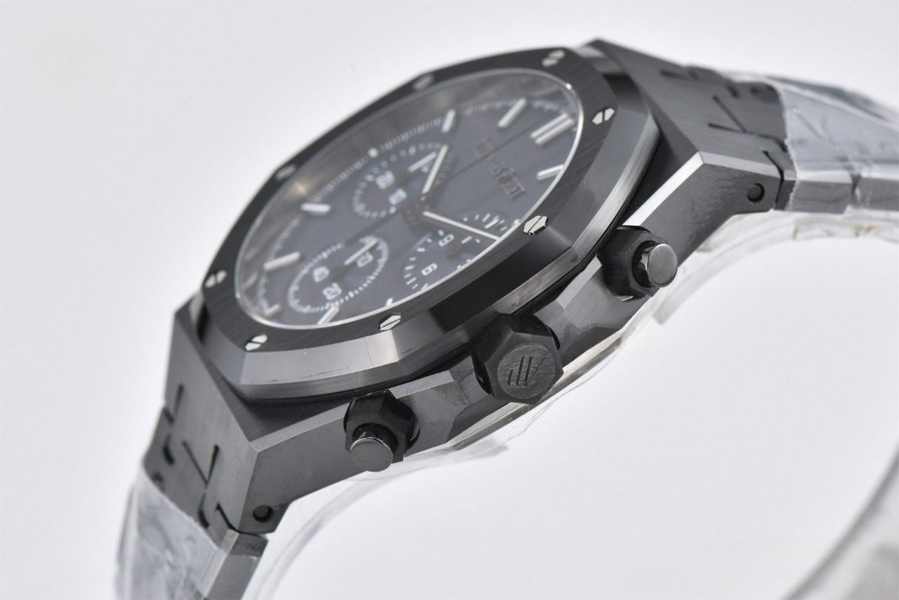 Audemars Piguet Royal Oak Chronograph 41mm Black Ceramic Blue Dial