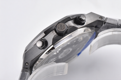 Audemars Piguet Royal Oak Chronograph 41mm Black Ceramic Blue Dial