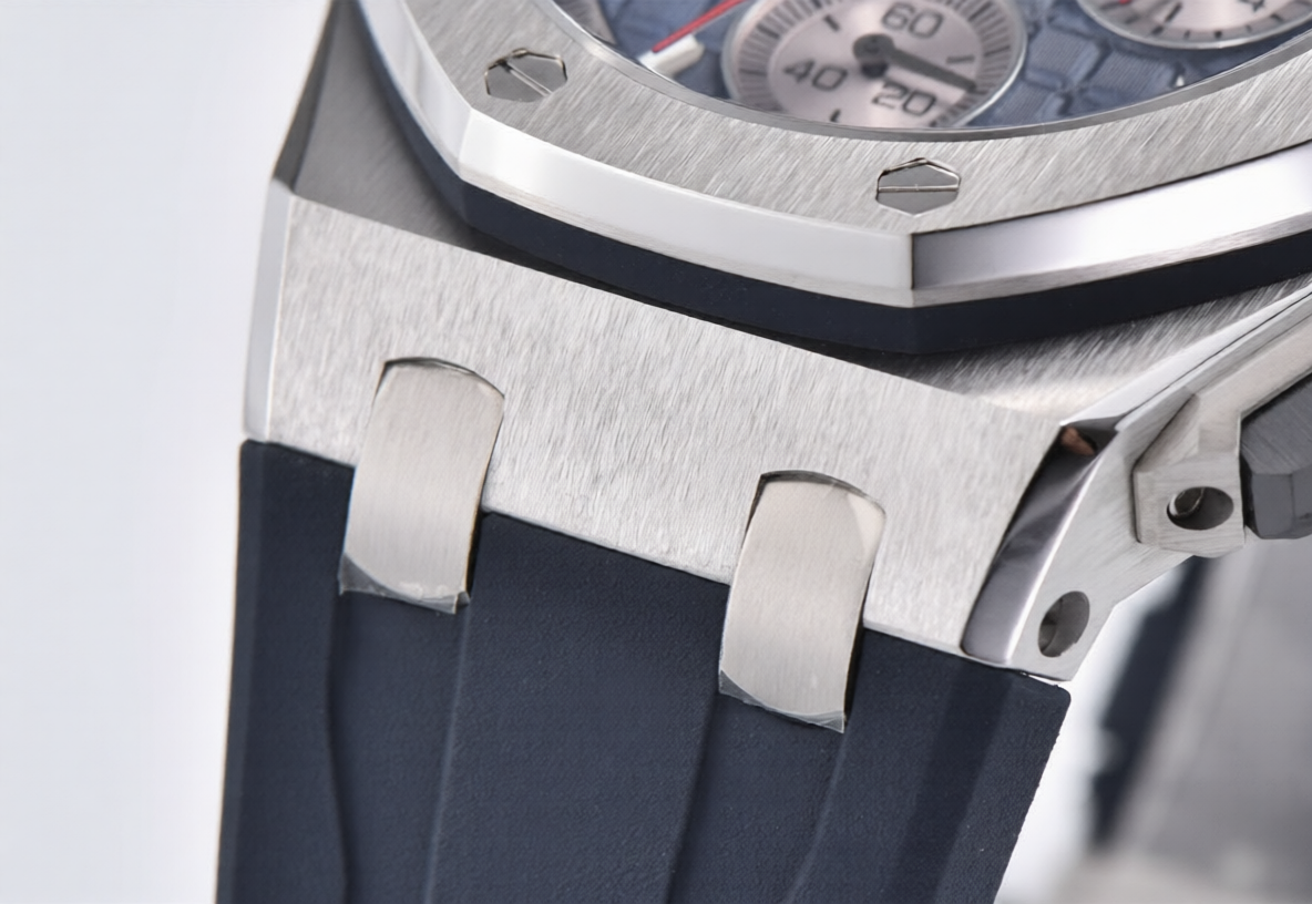 Audemars Piguet Royal Oak Offshore Diver 43mm Blue Strap Blue-Silver Dial