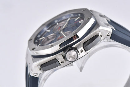 Audemars Piguet Royal Oak Offshore Diver 43mm Blue Strap Blue-Silver Dial