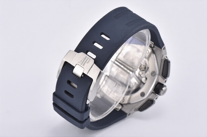 Audemars Piguet Royal Oak Offshore Diver 43mm Blue Strap Blue-Silver Dial